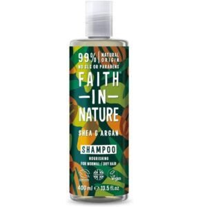 Faith in Nature Shea vaj és Argán olaj sampon - 400ml