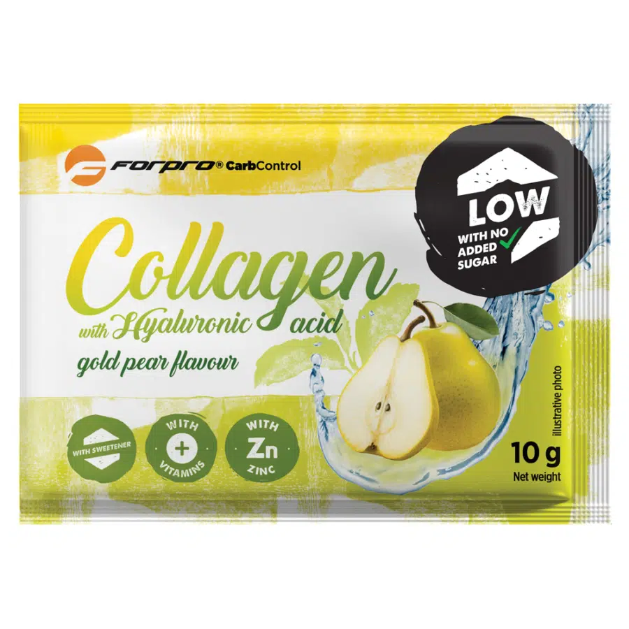 Forpro Low Carb Collagen Hyaluronsavval-Gold Pear (Körte) - 10g