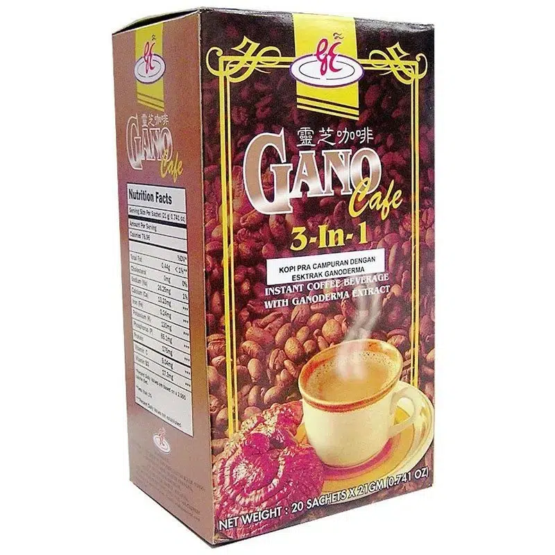 Gano Excel Cafe 3in1 ganoderma tartalmú kávé - 20 tasak