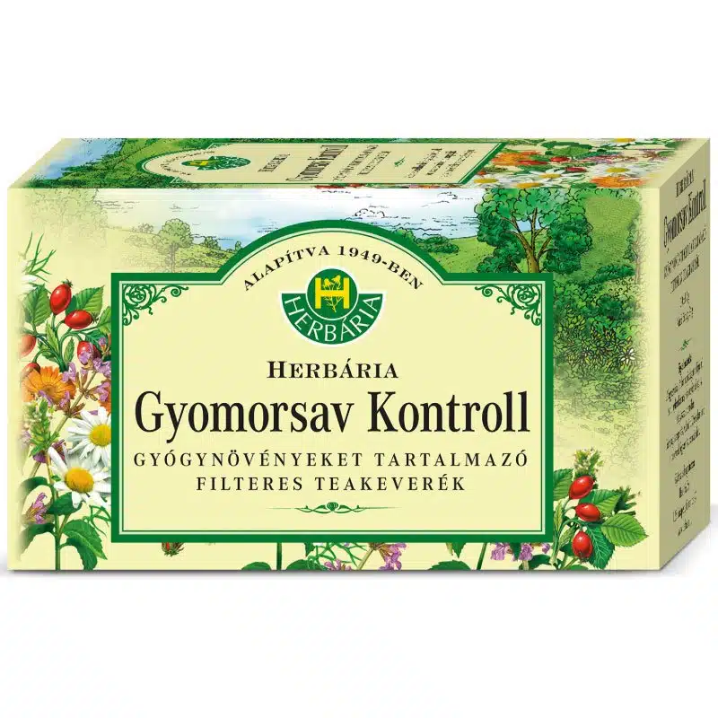 Herbária Gyomorsav kontroll teakeverék - 20 filter