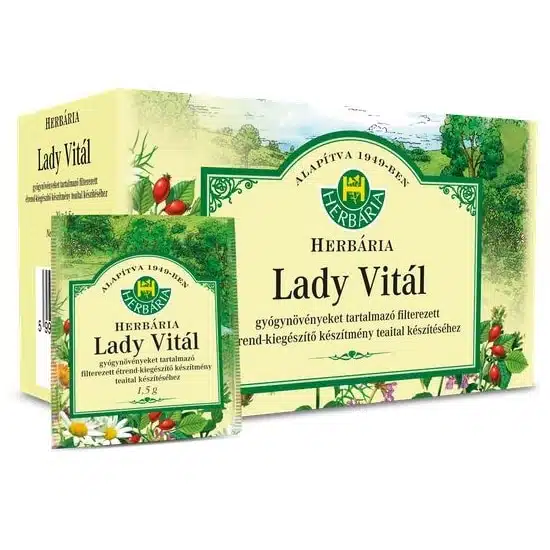 Herbária Lady Vitál tea filteres - 20filter