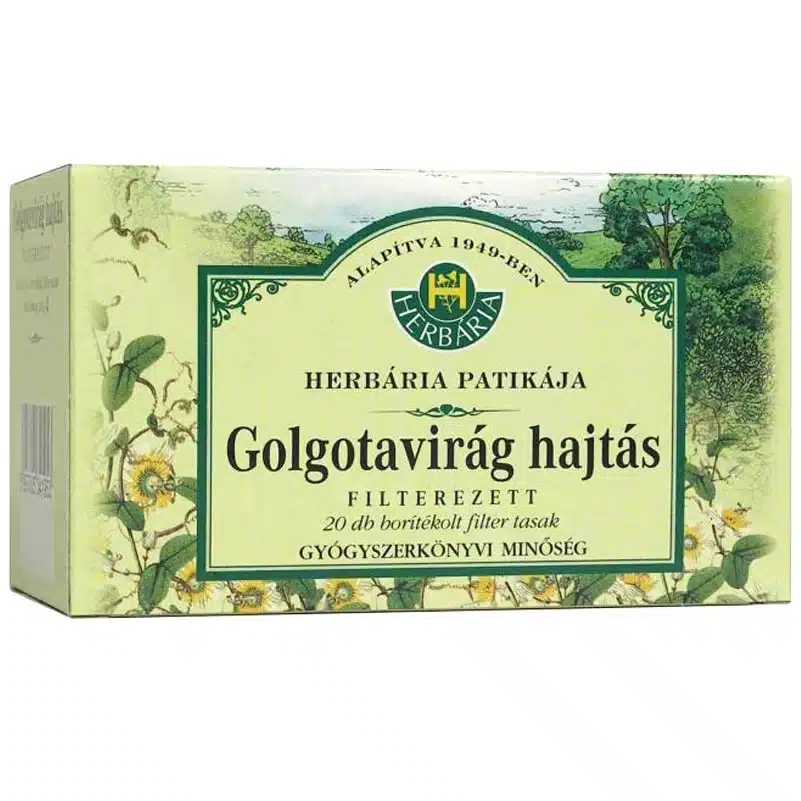 Herbária golgota virág hajtásvég tea - 20x1g borítékolt filter/doboz
