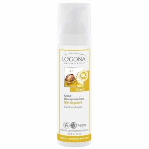 Logona hajvégápoló folyadék bio argánolajjal, törékeny, sérült hajra - 75ml