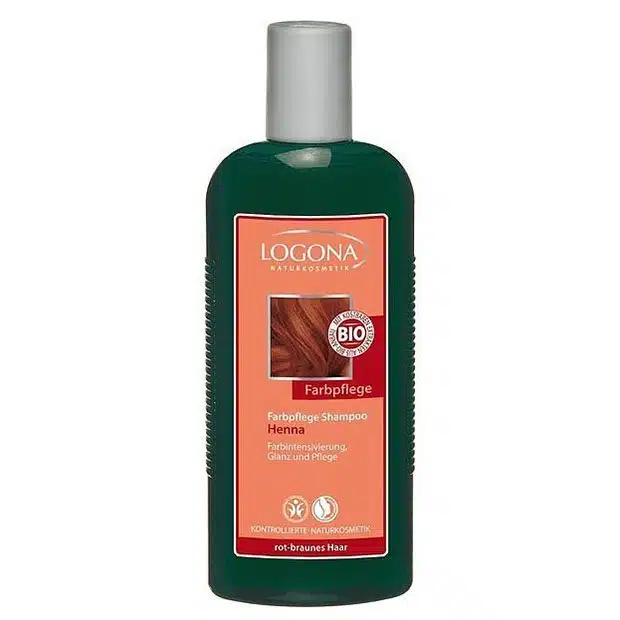Logona színmegőrző sampon henna vörös és barna hajra - 250ml