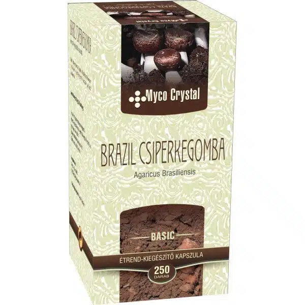 Myco Crystal Brazil csiperkegomba kapszula - 250 db
