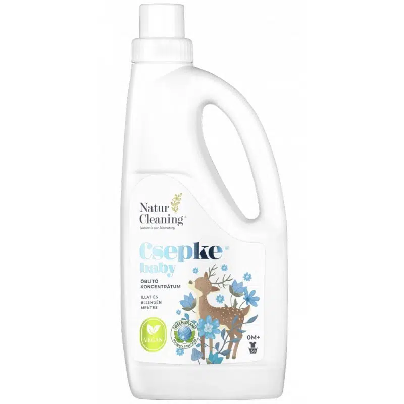 NaturCleaning Csepke Baby allergénmentes öblítő 0m+ - 1000ml