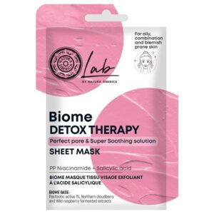 Natura Siberica Lab Biome Detox Therapy Fátyolmaszk Niacinamid + Szalicilsav - 25g