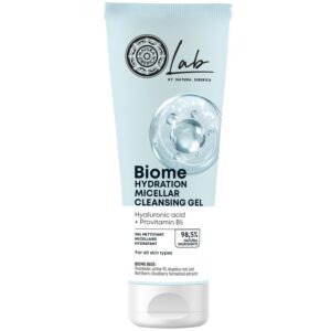 Natura Siberica Lab Biome Hidratáló Micellás tisztító gél Hialuronsav + B5 provitamin - 140ml