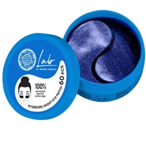 Natura Siberica Lab Biome Ragyogásfokozó és hidratáló éjszakai hidrogél szemmaszk Hialuronsav + C-vitamin - 60db