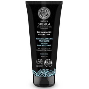 Natura Siberica Northern Collection fekete arctisztító maszk száraz és érzékeny bőrre - 80ml