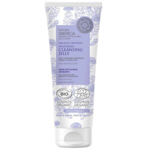 Natura Siberica Virágvízalapú nyugtató tisztító bio zselé érzékeny bőrre - 140ml