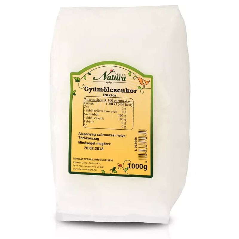 Natura gyümölcscukor - 1000g