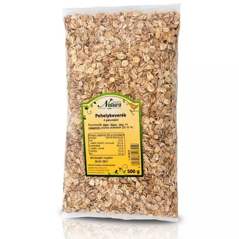 Natura pehelykeverék 4 gabonából - 500g