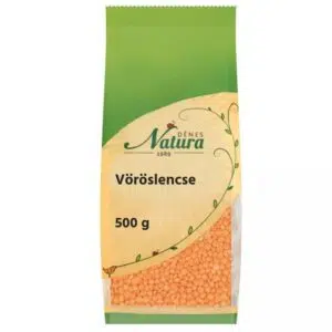 Natura vörös lencse - 500g
