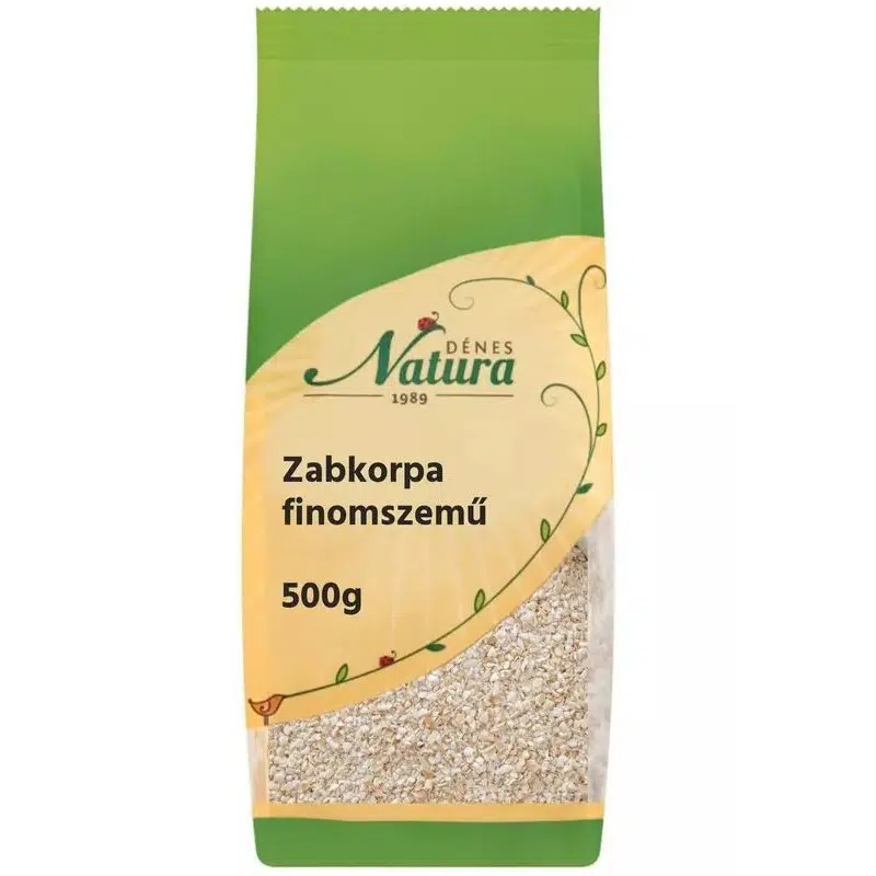 Natura zabkorpa finomszemű - 500g