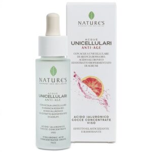 Nature's Unicellulari Anti-aging koncentrált hialuronsav cseppek arcra - 30ml