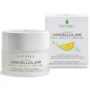 Nature's Unicellulari Tisztító hatású SPF20 gélkrém - 50ml