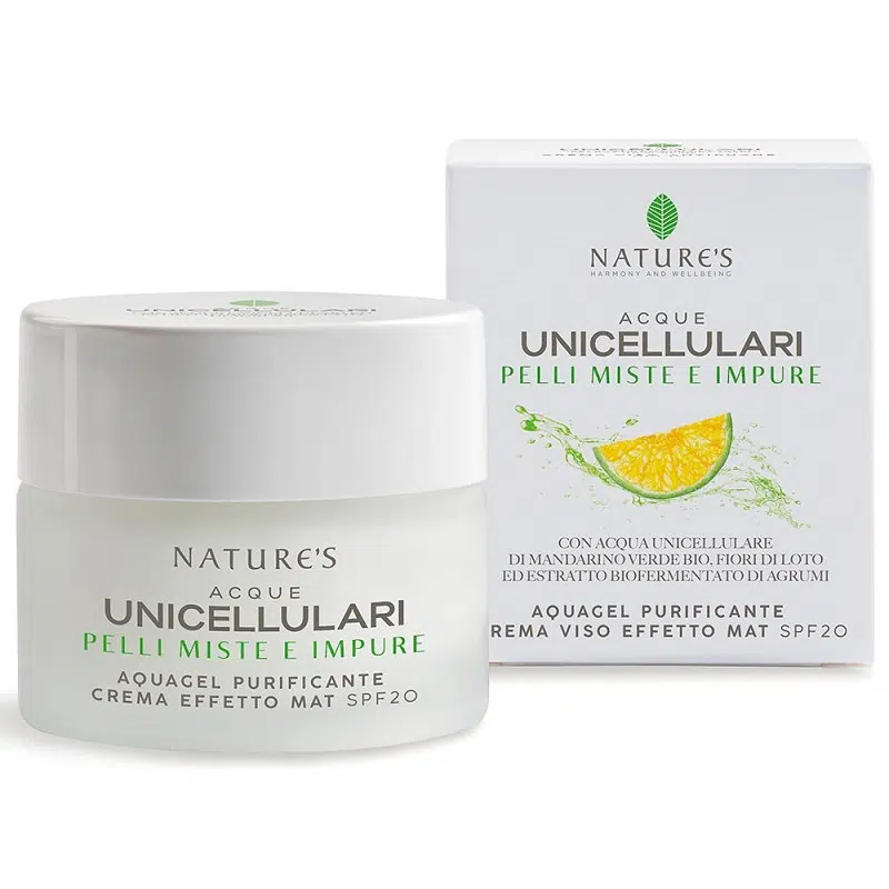 Nature's Unicellulari Tisztító hatású SPF20 gélkrém - 50ml