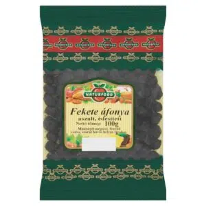 Naturfood Aszalt fekete áfonya - 100g