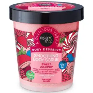 Organic Shop Bőrkisimító testradír ''Édes cukorka'' - 450ml