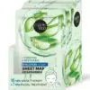 Organic Shop Hidratáló és helyreállító fátyolmaszk aloe verával és hialuronsavval - 25g