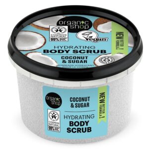 Organic Shop Hidratáló testradír kókusszal és cukorral - 250ml