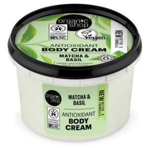 Organic Shop Matcha Mojito frissítő testradír matcha-val és lime-mal - 250ml