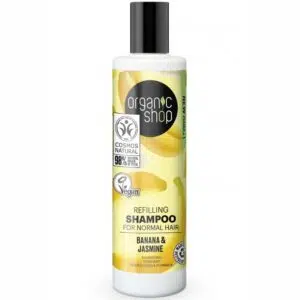 Organic Shop Tápláló sampon banánnal és jázminnal - 280ml