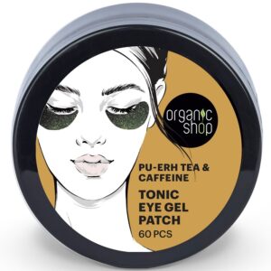 Organic Shop Tonik gél szemmaszk pu erh teával és koffeinnel - 60db