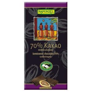 Rapunzel BIO Keserűcsokoládé 70% új recept - 80g