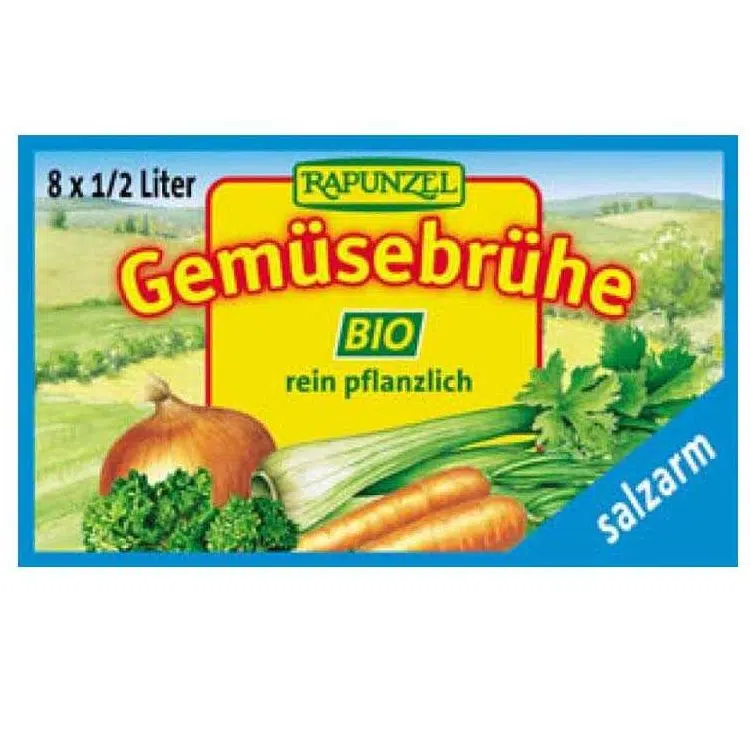 Rapunzel BIO Zöldségleveskocka sószegény - 8db