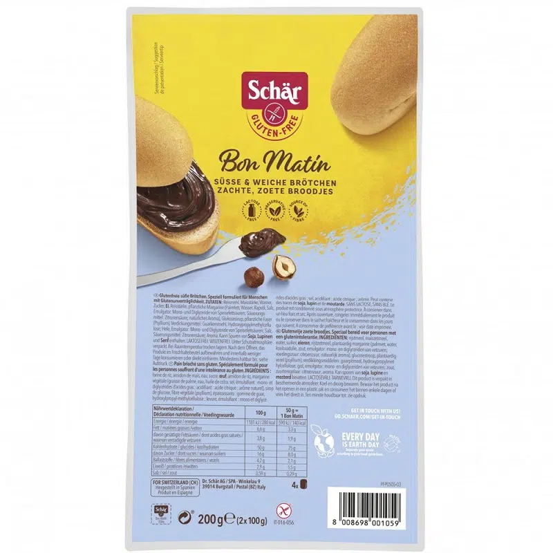 Schr gluténmentes édes kiflik Bon Matin - 200g