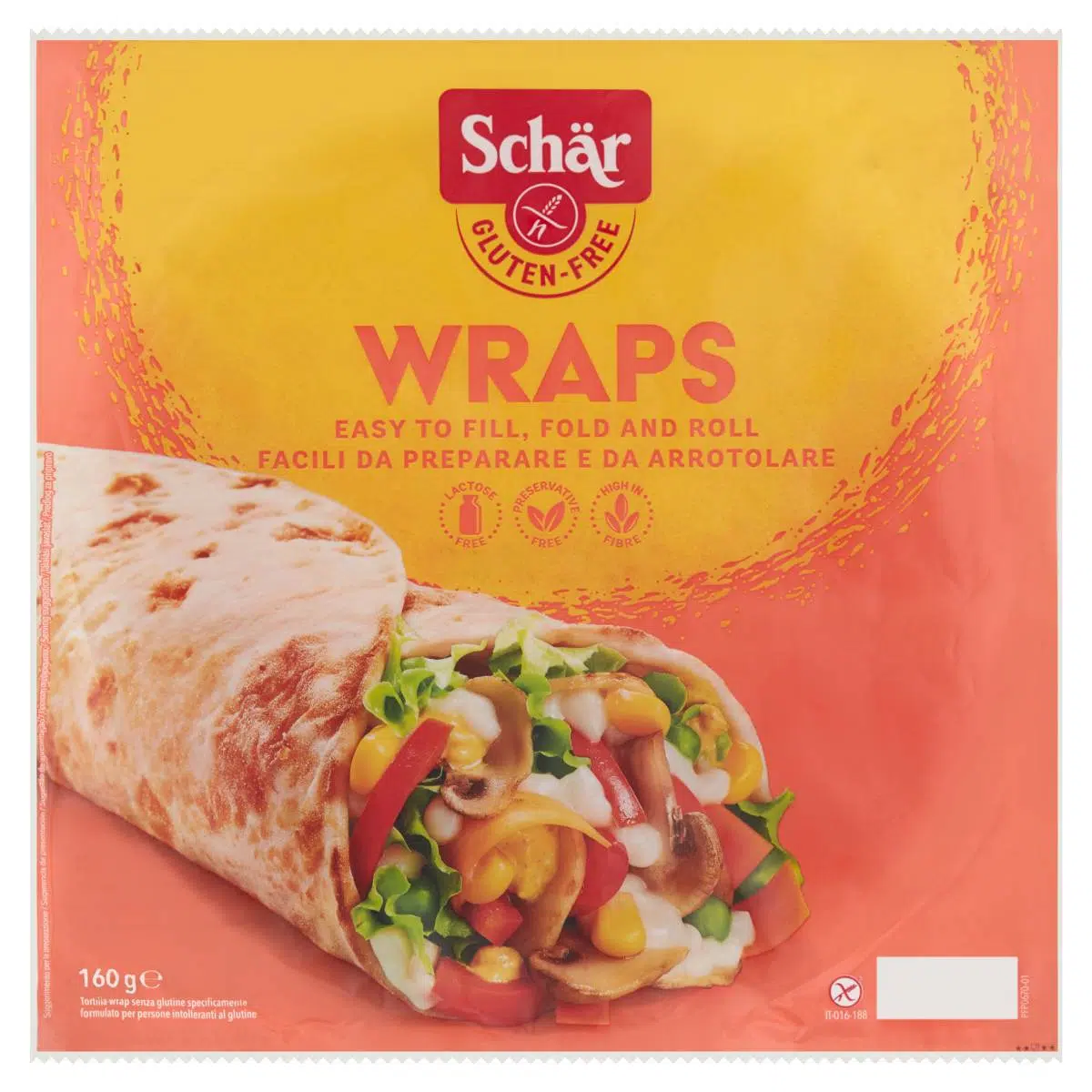 Schr gluténmentes wraps - 160g