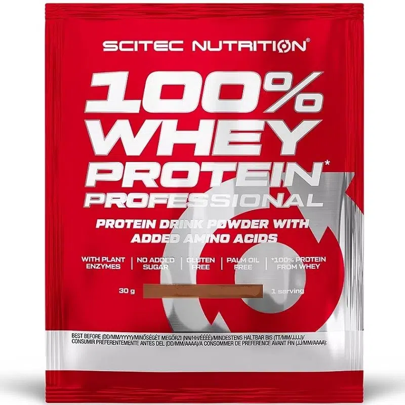 Scitec Nutrition 100% Whey Protein Professional vanília - erdei gyümölcs - 30g