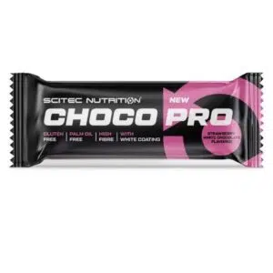 Scitec Nutrition Choco Pro eper-fehércsoki szelet - 50g