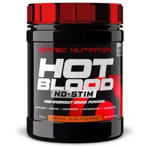 Scitec Nutrition Hot Blood No-Stim narancs dzsúz ízű italpor - 375g