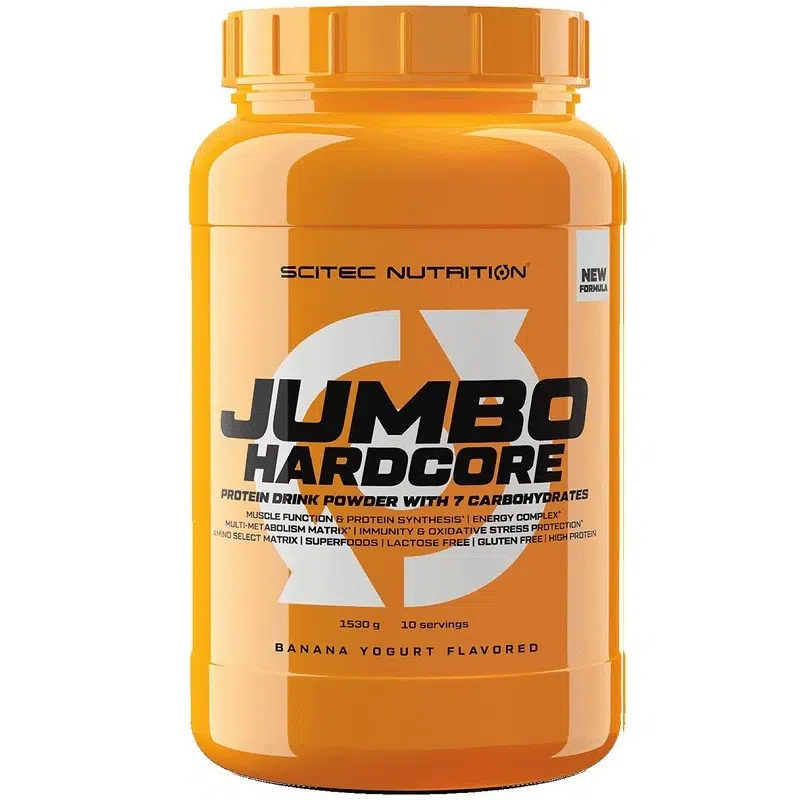 Scitec Nutrition Jumbo Hardcore banán-joghurt - 1530g