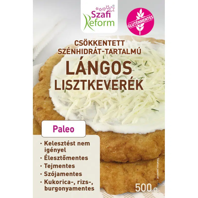 Szafi Reform Csökkentett szénhidrát-tartalmú lángos lisztkeverék - 500g