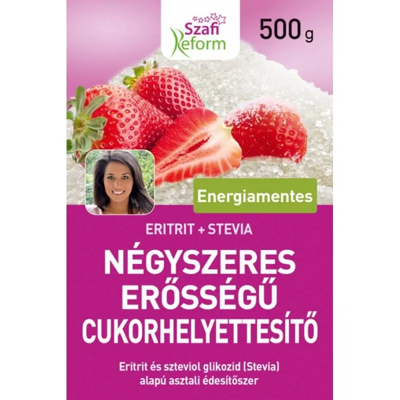 Szafi Reform Négyszeres erősségű édesítő (negyedannyi 1:4) - 500g