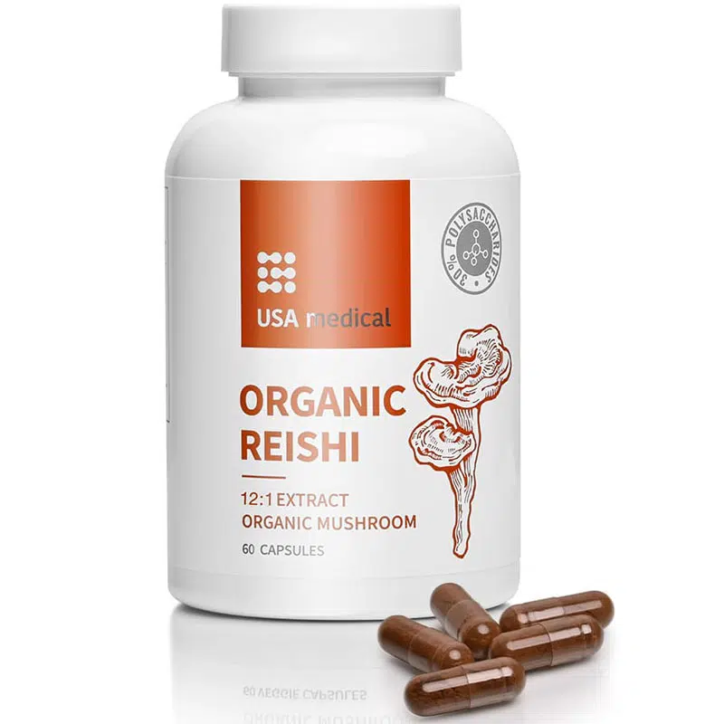 USA Medical Organic Reishi gomba kivonat kapszula - 60db