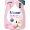Biobor Őszibarack ízű gumicukorka probiotikus baktériumtörzsekkel - 45g