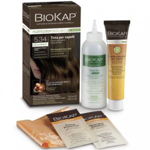 Biokap Nutricolor Rapid Tartós hajfesték Nr 5.34 mézes gesztenye barna - 135ml