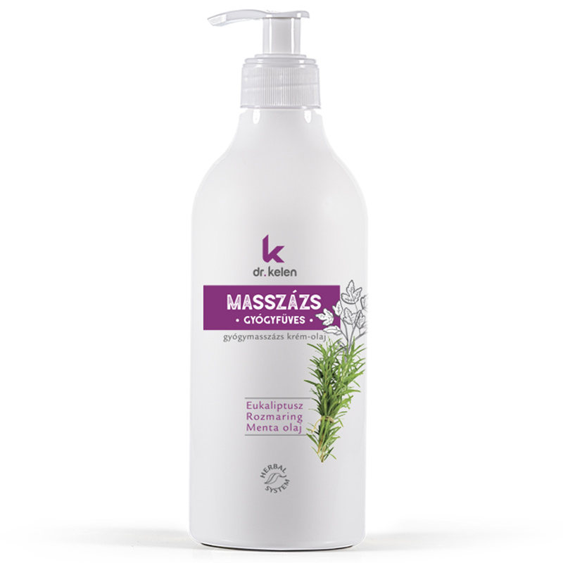 Dr. Kelen Gyógyfüves masszázskrém - 500ml