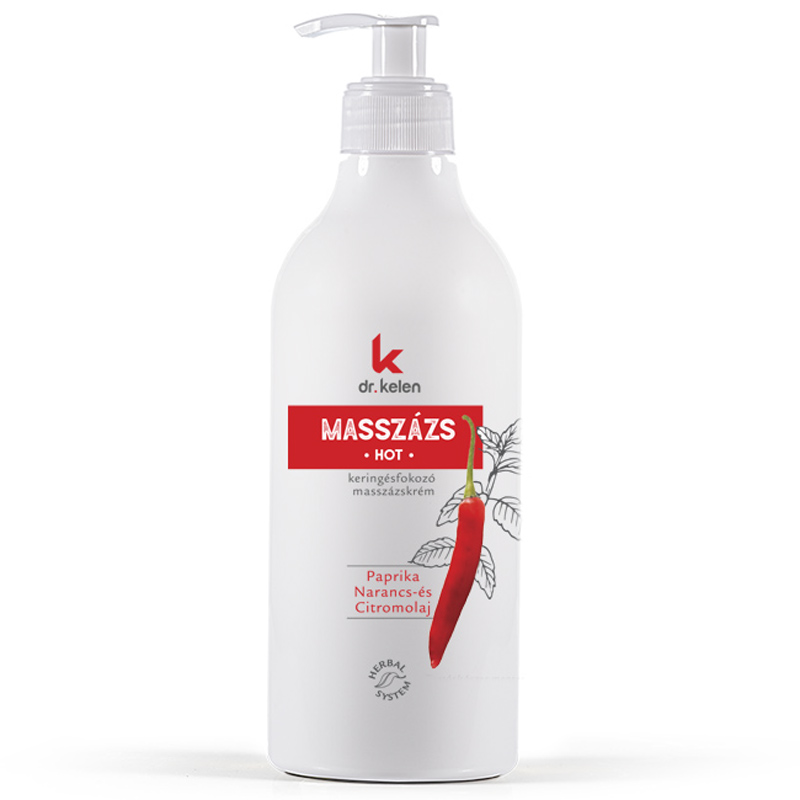 Dr. Kelen Hot masszázskrém - 500ml