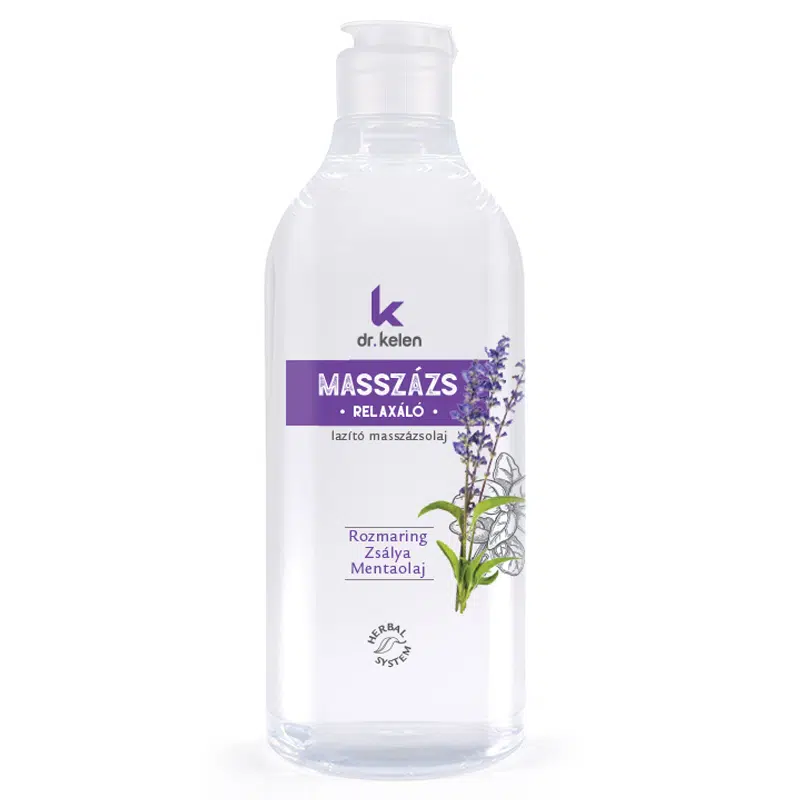 Dr. Kelen relaxáló masszázsolaj - 500ml