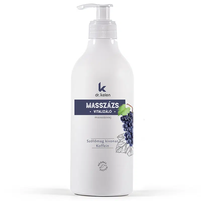 Dr. Kelen Vitalizáló szőlőmag kivonatos masszázstej - 500ml