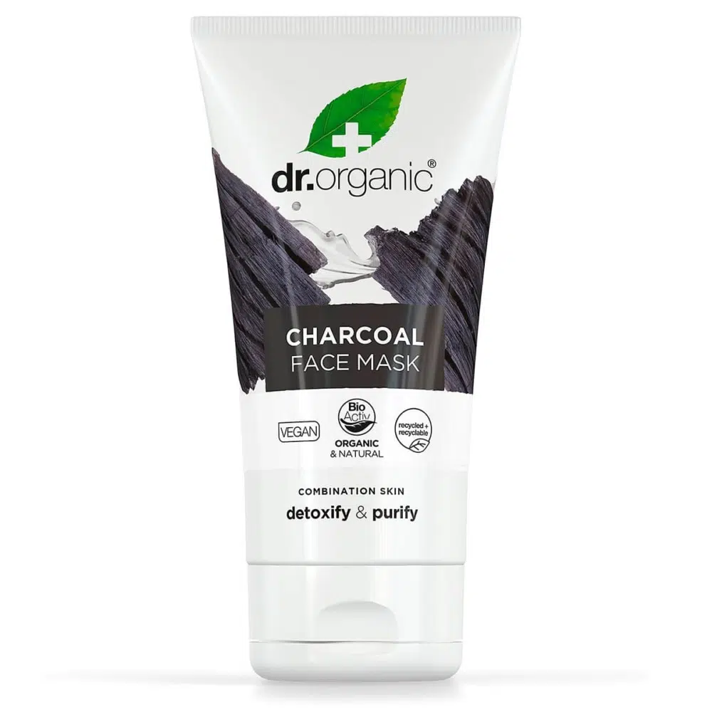 Dr. Organic Charcoal Pórustisztító arcmaszk aktív szénnel - 125ml