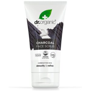 Dr. Organic Charcoal Mélytisztító arcradír aktív szénnel - 125ml