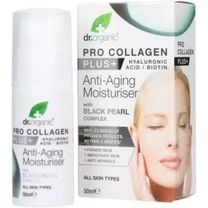Dr. Organic Pro Collagen Anti-Aging hidratáló arckrém fekete gyönggyel - 50ml