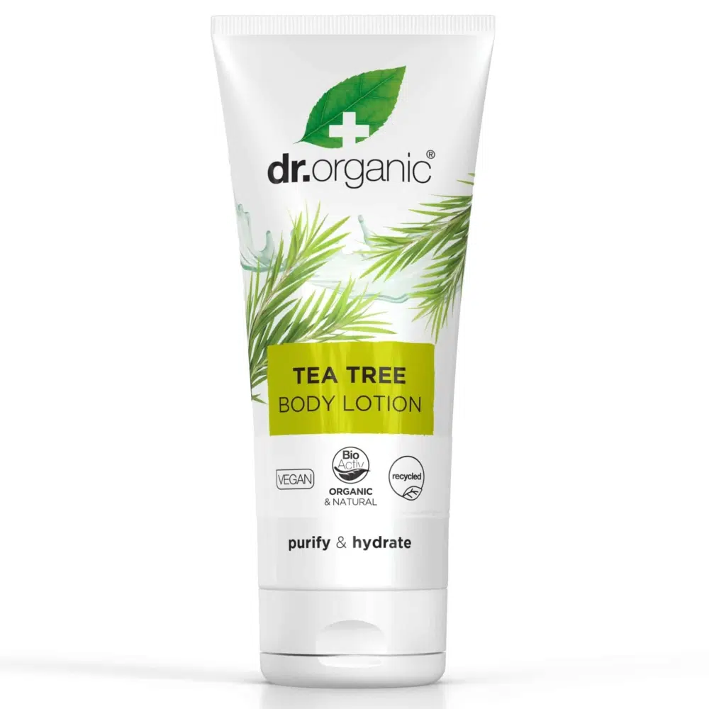 Dr. Organic bio teafa testápoló - 200ml